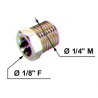Adapter diameter 1/8''F x 1/4''M