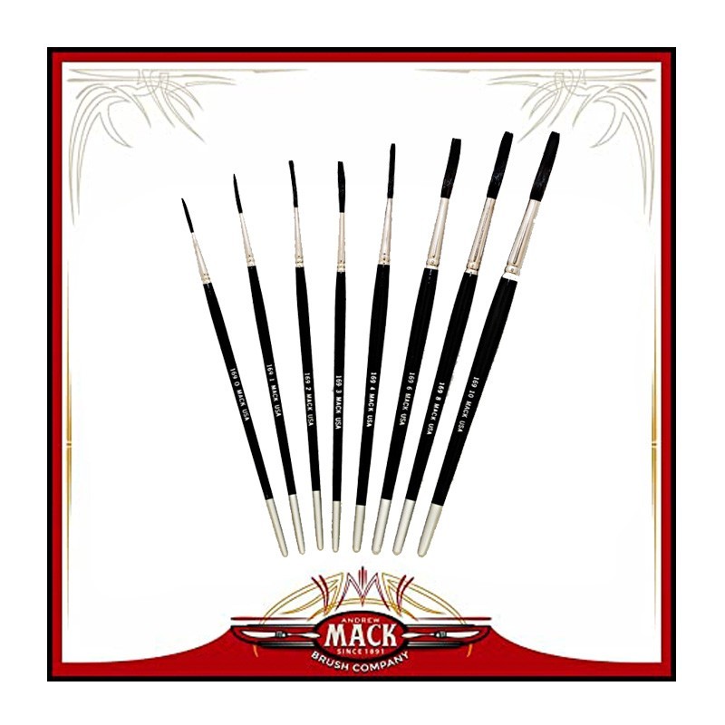 Brushes MACK 169 special square-tipped lettering