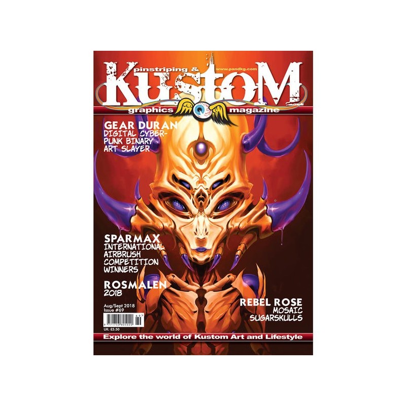 Pinstriping & Kustom Graphics Magazine n° 69