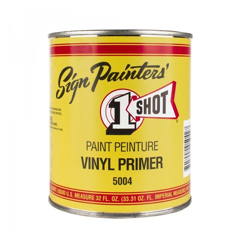 Vinyl Primer 1-shot, Apprêt transparent à base d'eau  • Conçu pour une utilisation sur le vinyle et la plupart des surfaces synt