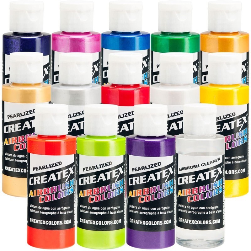 Pearlized Colors Createx - STDS The Essentials of Airbrushing